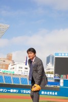 球団の小嶋さん、グローブとボールを用意していただきありがとうございます！